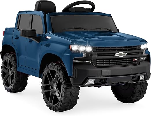 12V Licensed Chevrolet Silverado Ride On Truck, Electric Car Toy w/Parent Remote Control
