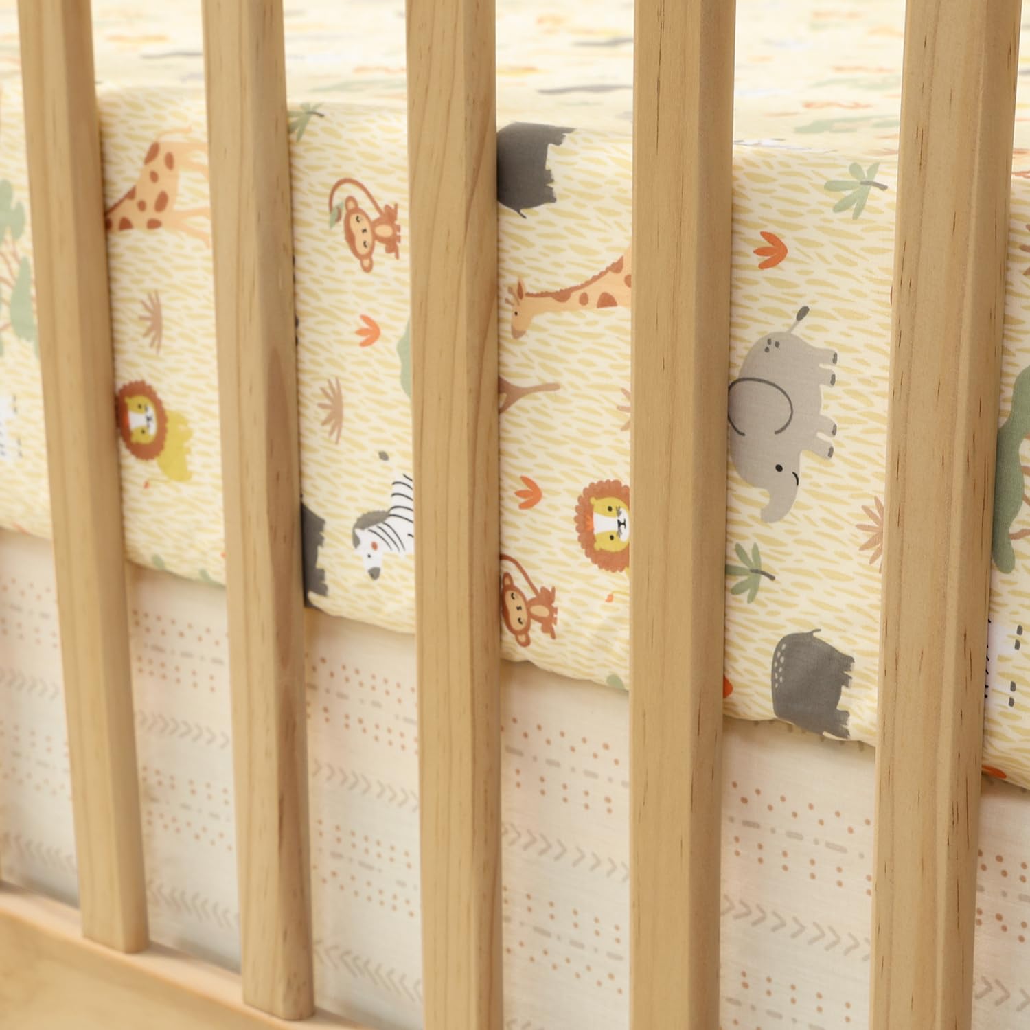 Safari Elephant Baby Crib Bedding Set - 3 Piece