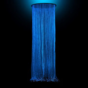 7 Ft Round Sensory Fiber Optic Curtain - 100 Fiber Tails - Sensory Lights - Ideal