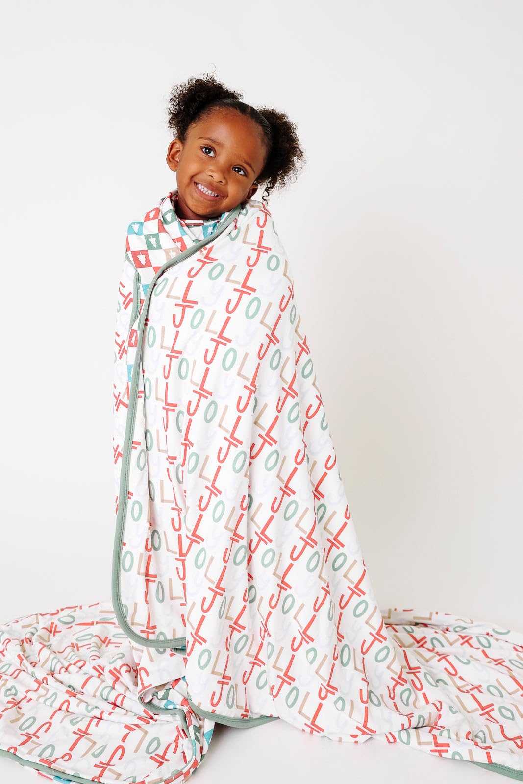 Jumbo Premium Knit 3 Layer Throw Blanket Jolly