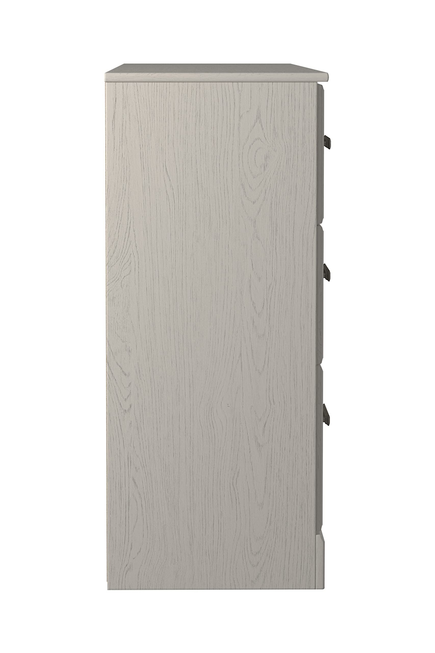 Stelsie Modern Scandinavian 6 Drawer Dresser, Whitewash