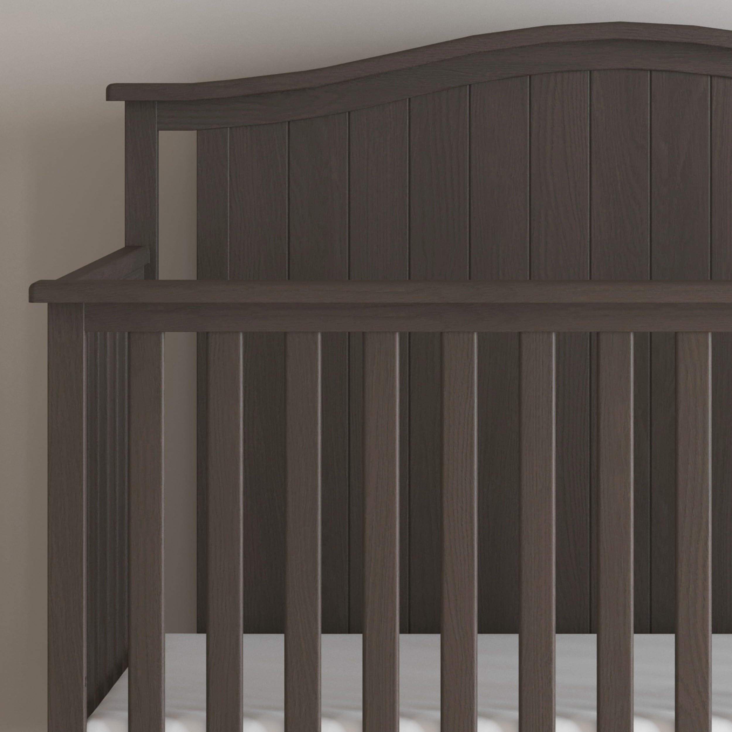 Hampton Arch Top 3-Piece Nursery Set with Convertible Crib