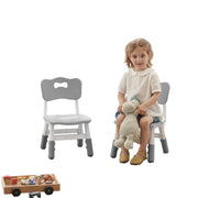 Adjustable Toddler 2 Chairs Set, 3 Level Adjustable Children’s Chair for Age2-8