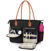 Nurse Tote Bag, Portable Medical Bag with Padded Laptop Sleeve for Nursing Work