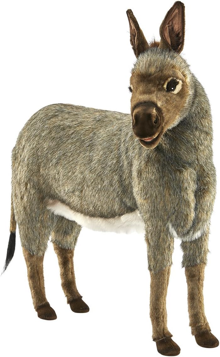Ride-On Donkey Stuffed Plush Animal, Small