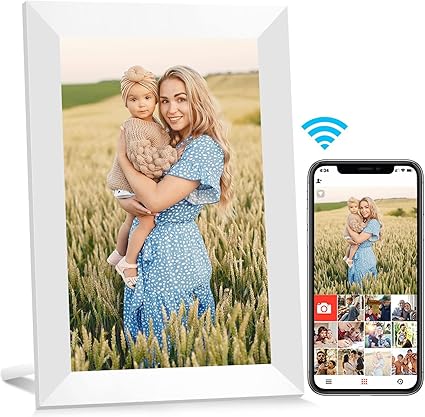 10.1 Inch WiFi Digital Picture Frame, IPS Touch Screen Smart Cloud Photo Frame