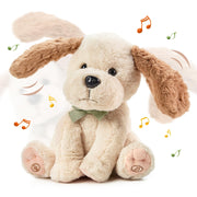 Baby Animated Plush Dog, Interactive Singing Talking Puppy Dog Stuffed Animal Toys, 10”