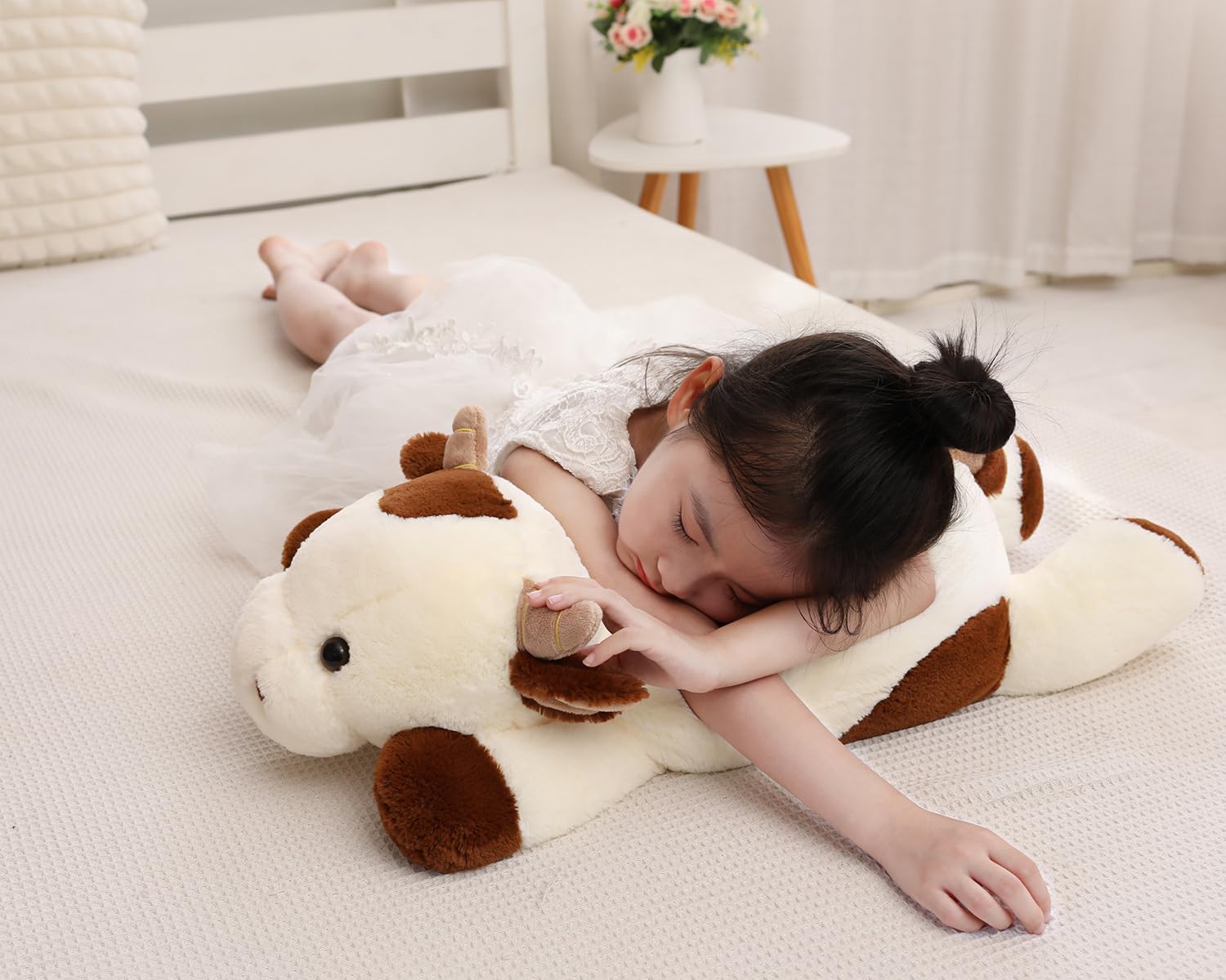 25.6 inch 5 lbs Cow Weighted Stuffed Animals