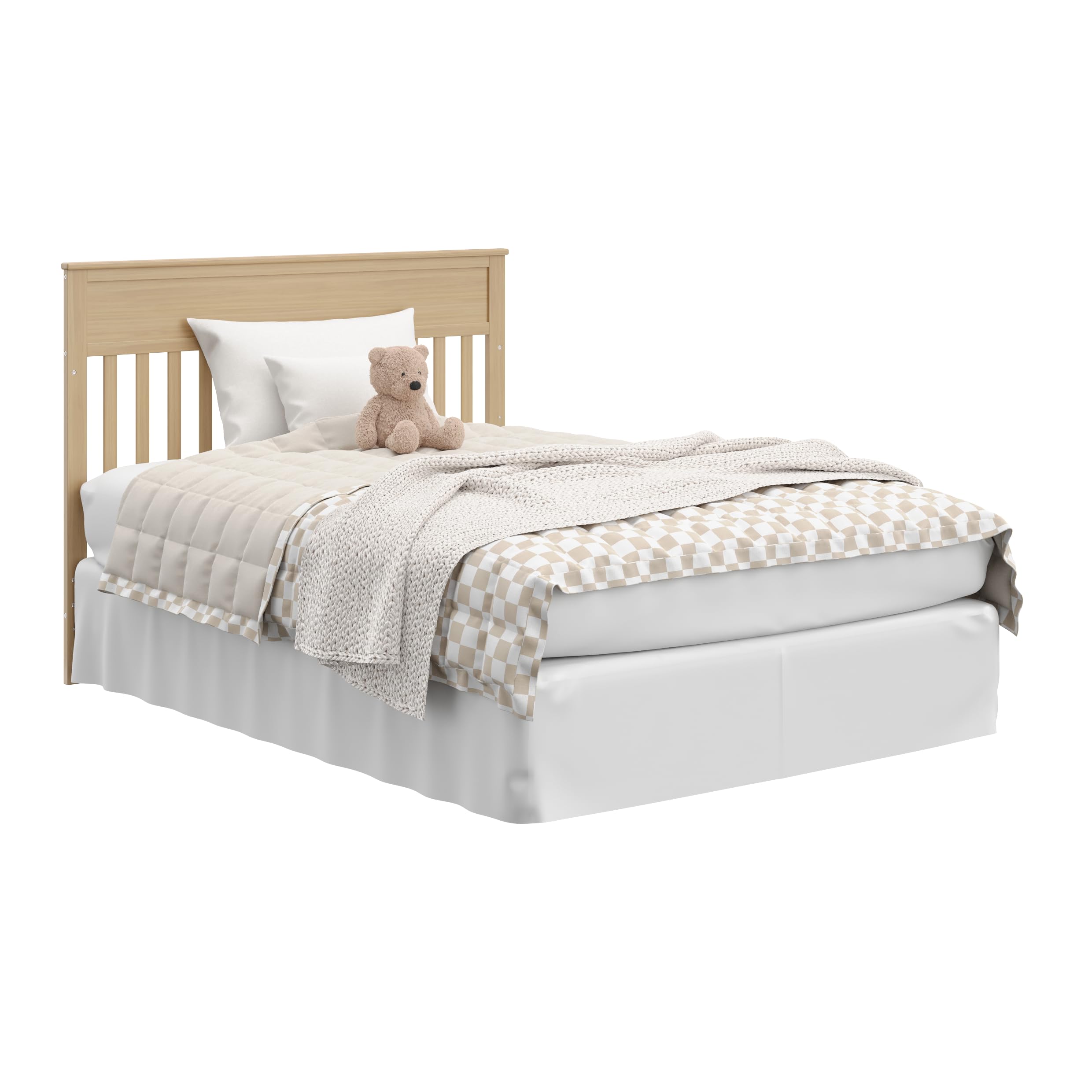 5-in-1 Convertible Crib with Changing Table and Drawer