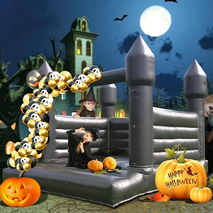 16FT Large Commercial White Inflatable Bounce House - Indoor Outdoor