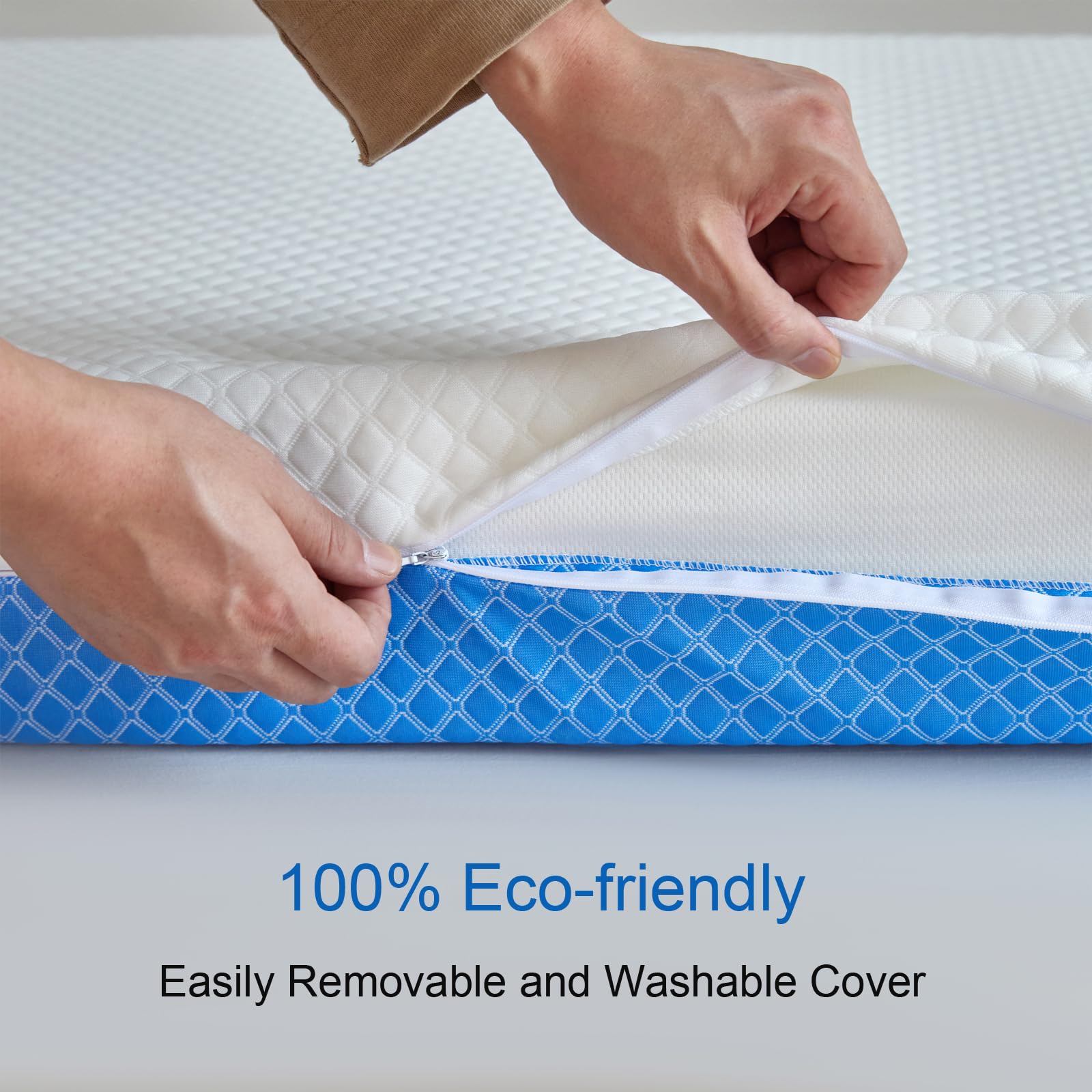 Comfort Gel Memory Foam,Breathable Baby Bed Mattress for Crib