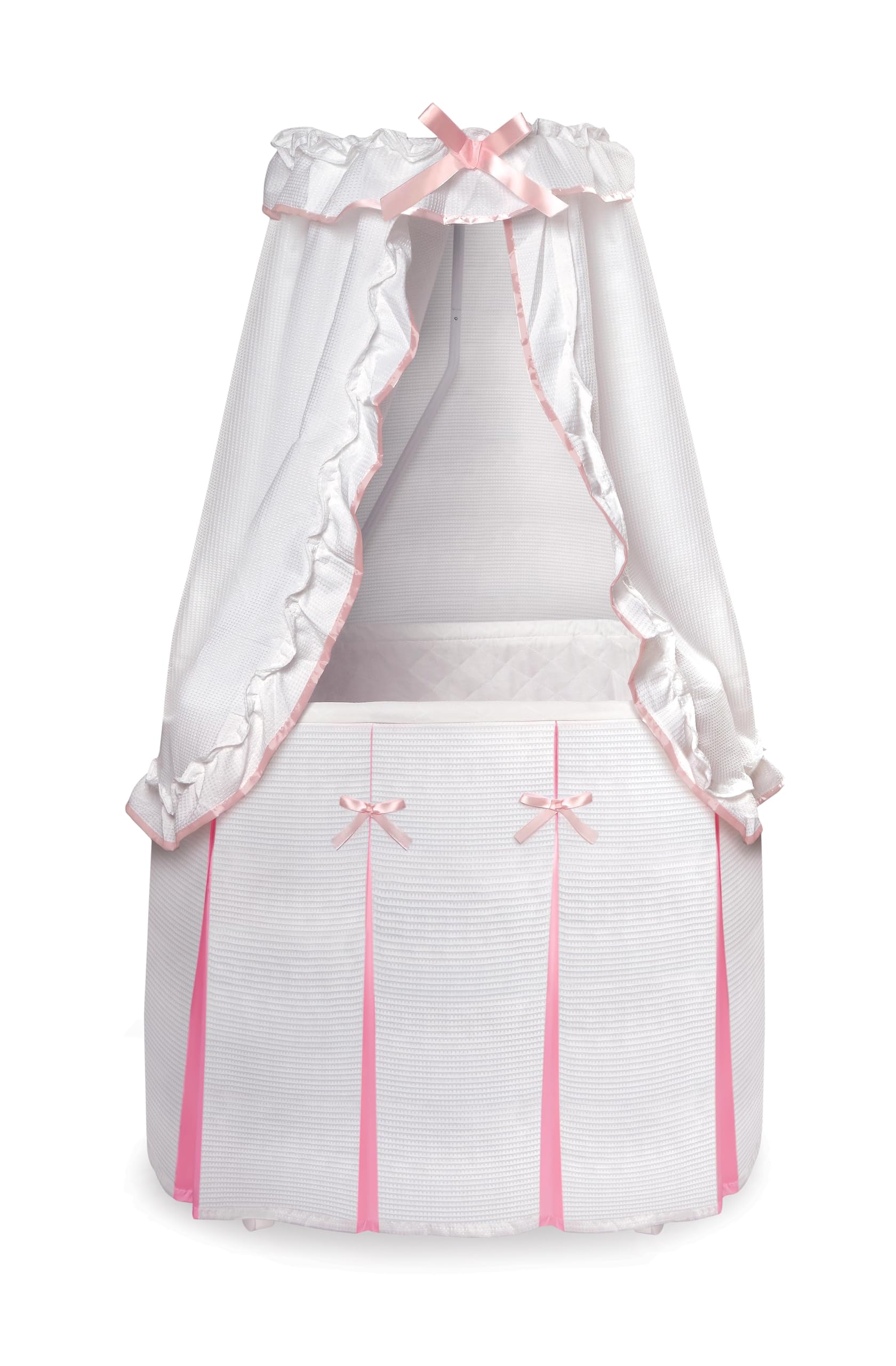 Canopy Bassinet with Rocking Cradle and Storage