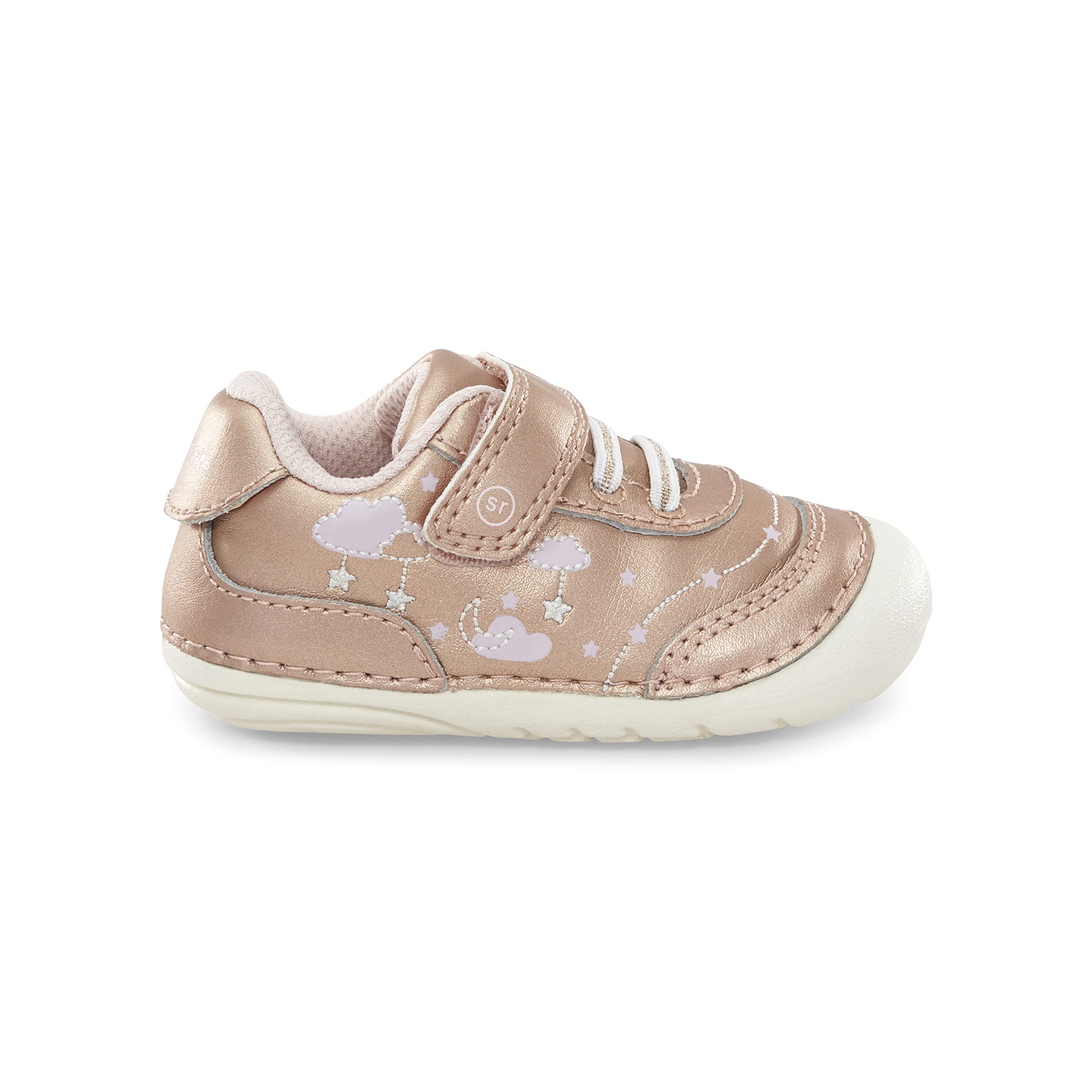 Stride Rite Baby Girls Soft Motion Adalyn First Walker Shoe, Rose Gold, 3.5 Infant US