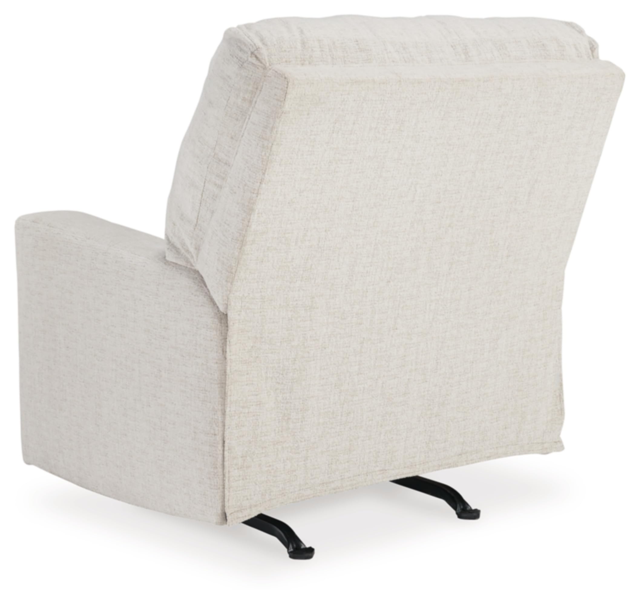 Design by Ashley Rannis Casual Manual Rocker Recliner, White