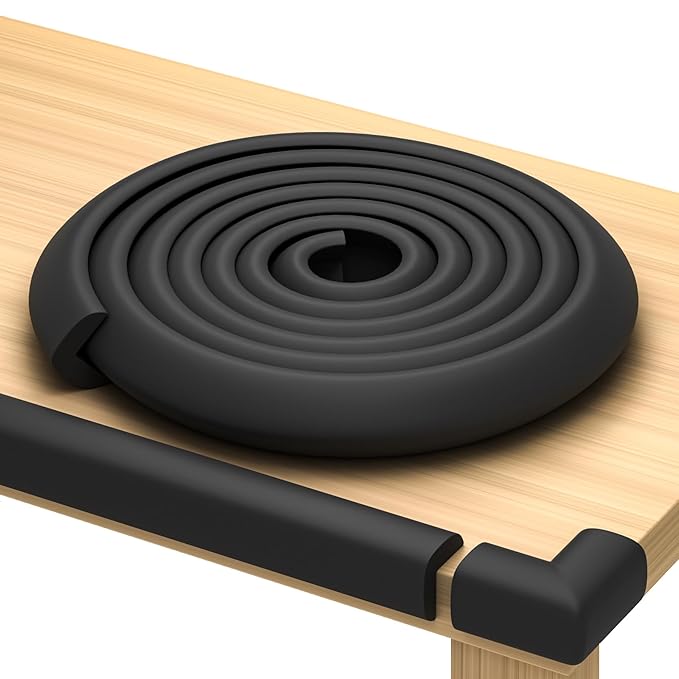 Baby Proof Corners and Edges with Furniture Corner & Edge Safety Bumpers