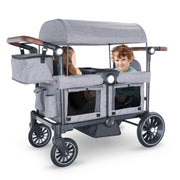 Folding Wagon Stroller for 2 Kids, All-Terrain Baby Stroller Wagon Outdoor