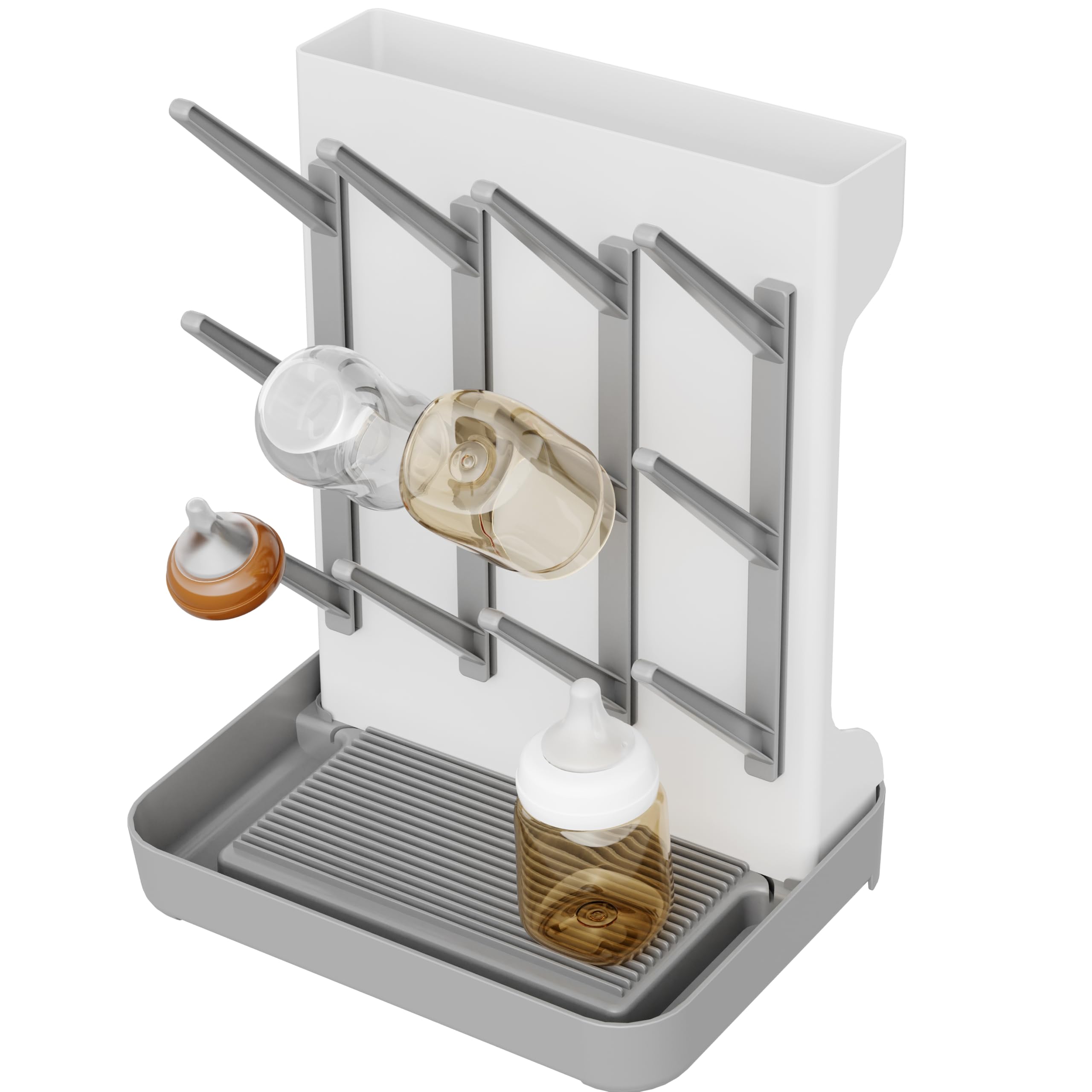 Baby Bottle Drying Rack,Large Vertical Drying Tower Bottle Rack Holder Space