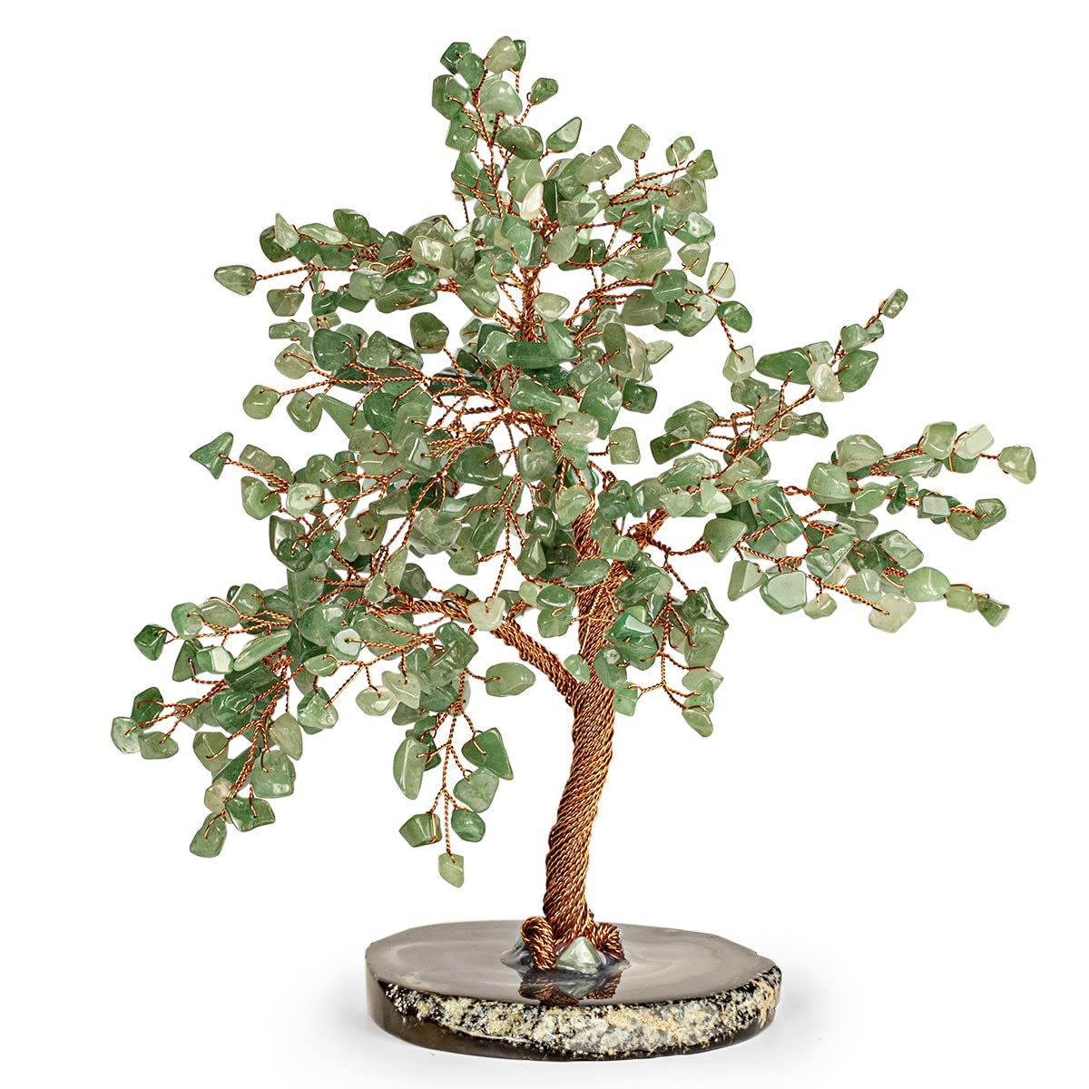 KARMA AND LUCK, Luck & Success, Real Jade Crystal Feng Shui Tree of