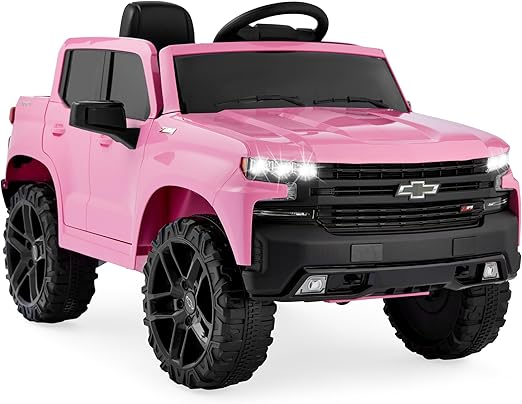 12V Licensed Chevrolet Silverado Ride On Truck, Electric Car Toy w/Parent Remote Control