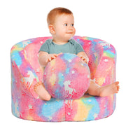 Snug-Arch Toddler Couch, Comfy Foam Baby Chair