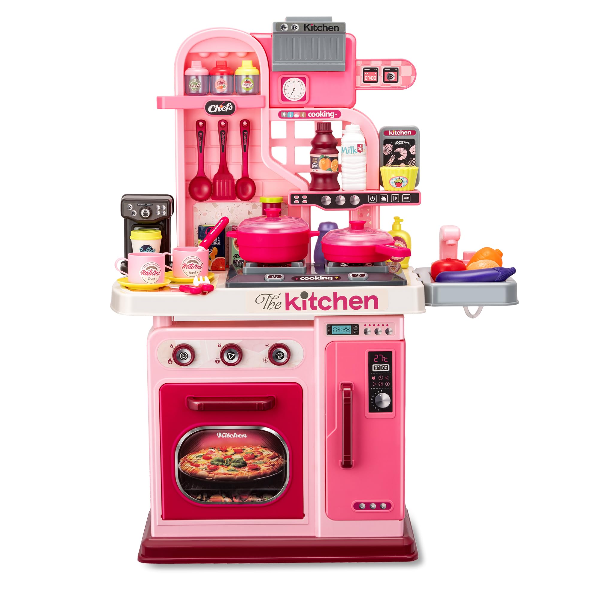 Kids Kitchen Playset with Lights and Sounds