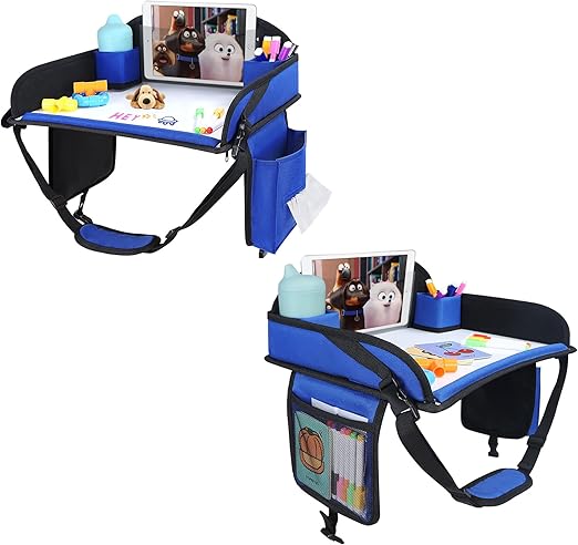 Kids Travel Tray, Travel Tray For Kids Car Seat, Toddler Road Trip Essentials