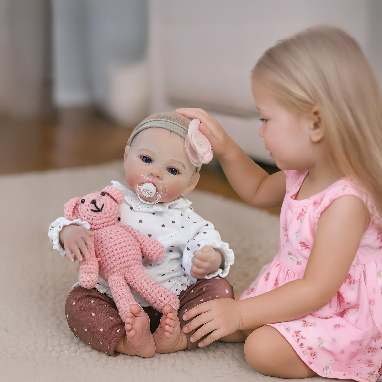 Lifelike Reborn Baby Dolls - 18 Inch Realistic Newborn Baby Dolls Girl, Real Life Baby Dolls