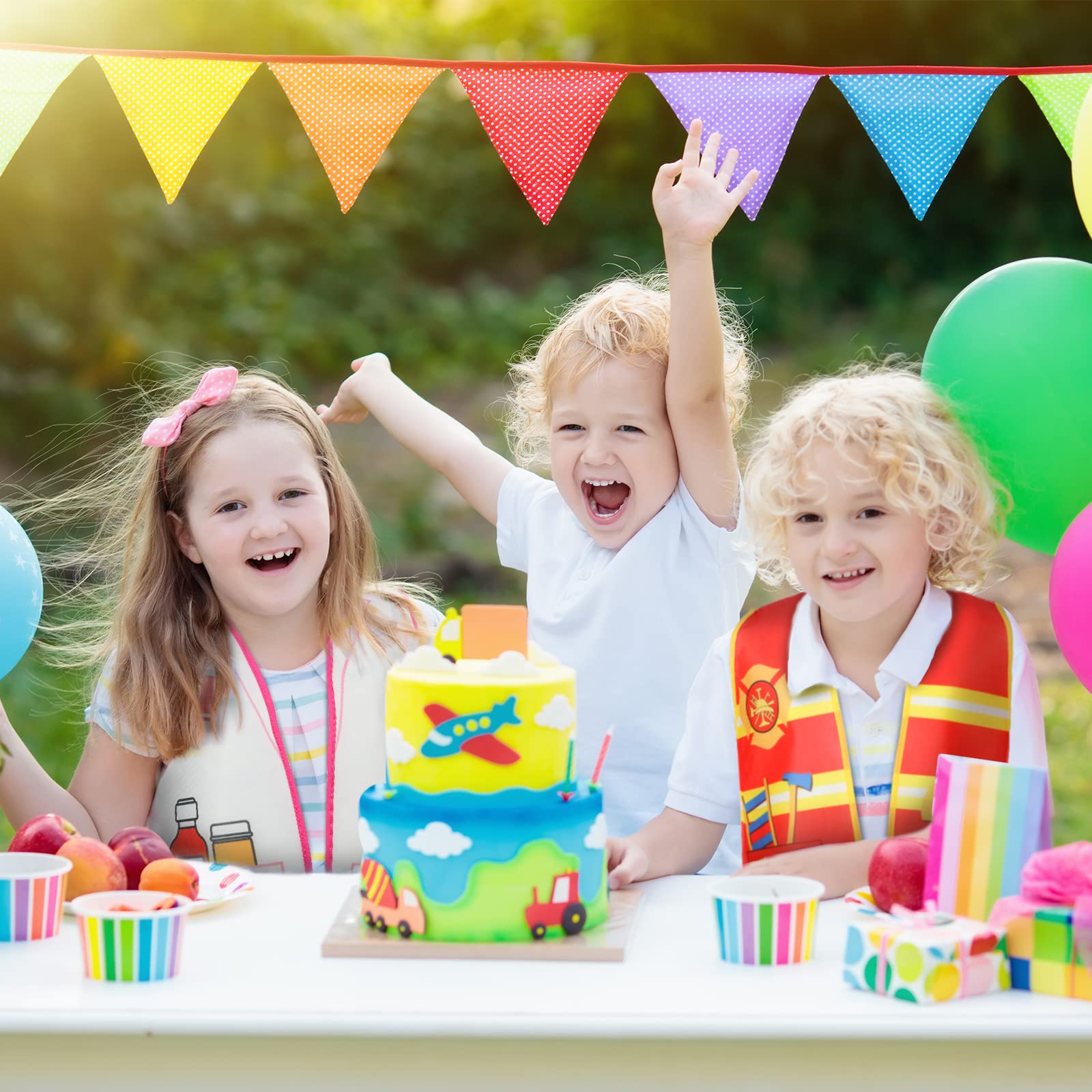 12 Pcs Kids Community Helpers Costumes Preschool Dress Vest Career