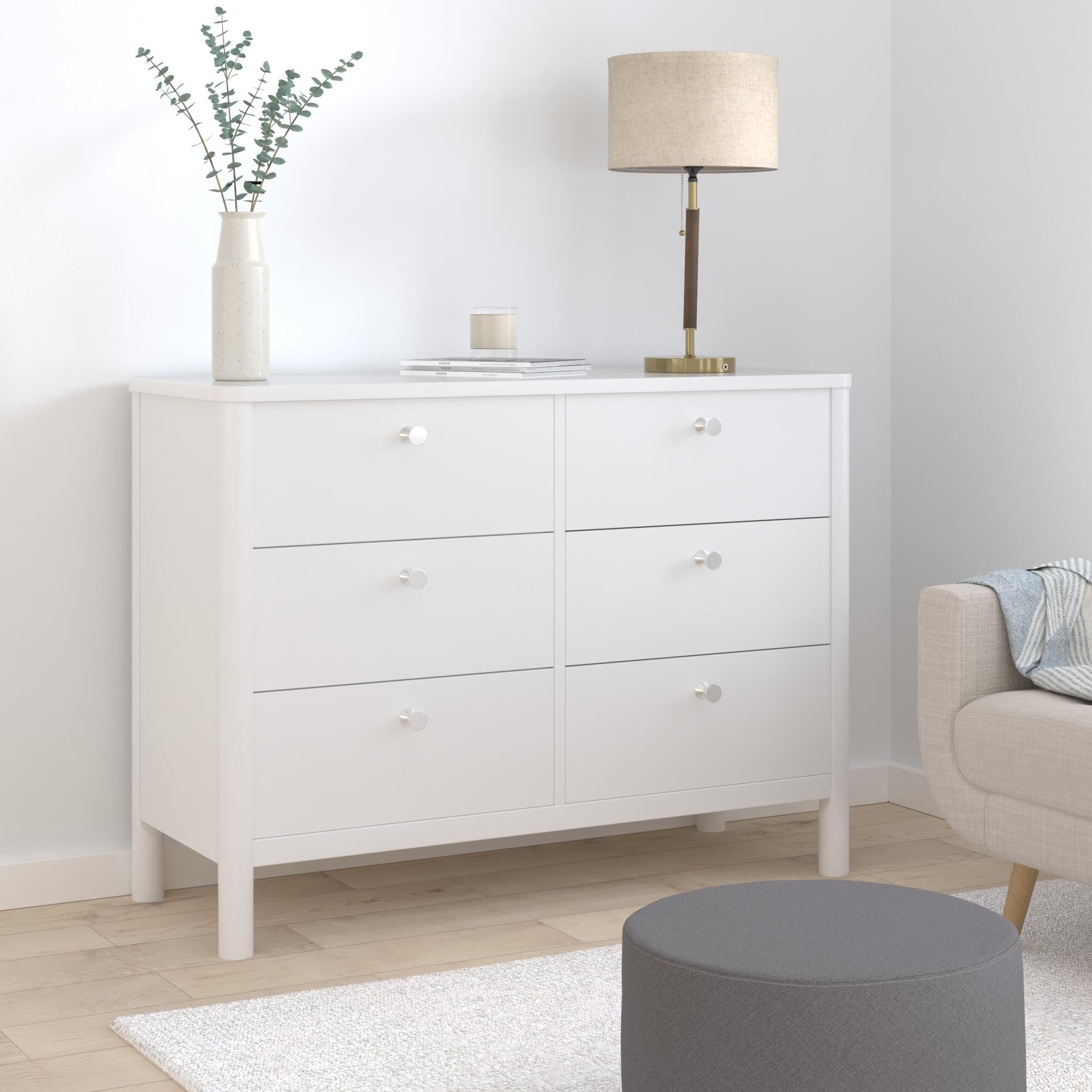 Brooks 6 Drawer Dresser with Interlocking Drawers