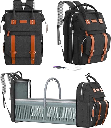 Diaper Bag Backpack with Changing Station, Large Diaper Bag