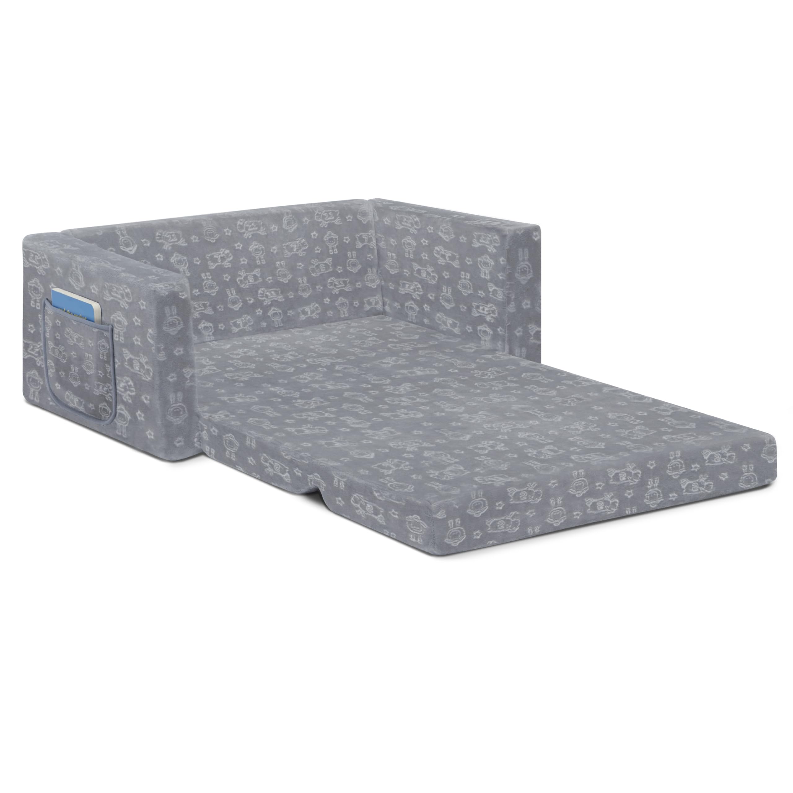 Convertible Kids Sofa Sleeper with Washable Cover