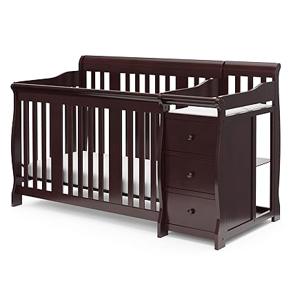 All-in-One Convertible Crib & Changer (White) – GREENGUARD Gold Certified