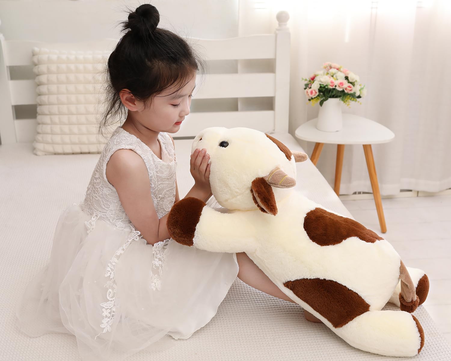 25.6 inch 5 lbs Cow Weighted Stuffed Animals
