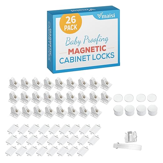 Child Safety Magnetic Cabinet Locks - Vmaisi Children Proof Cupboard