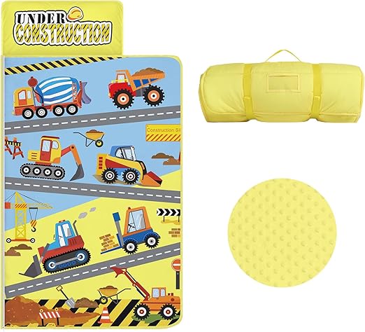Mat Portable Slumber Bags with Removable Pillow and Blanket for Girls