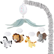 Animals Crib Mobile for Boys & Girls - Safari Baby Mobile for Crib
