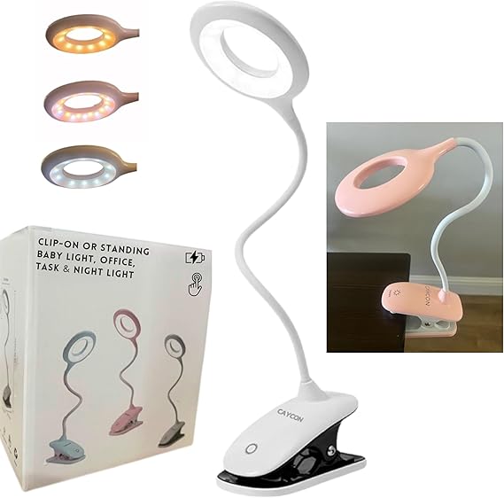 Portable LED Clip On Night Light for Babies, Kids & Adults – Dimmable