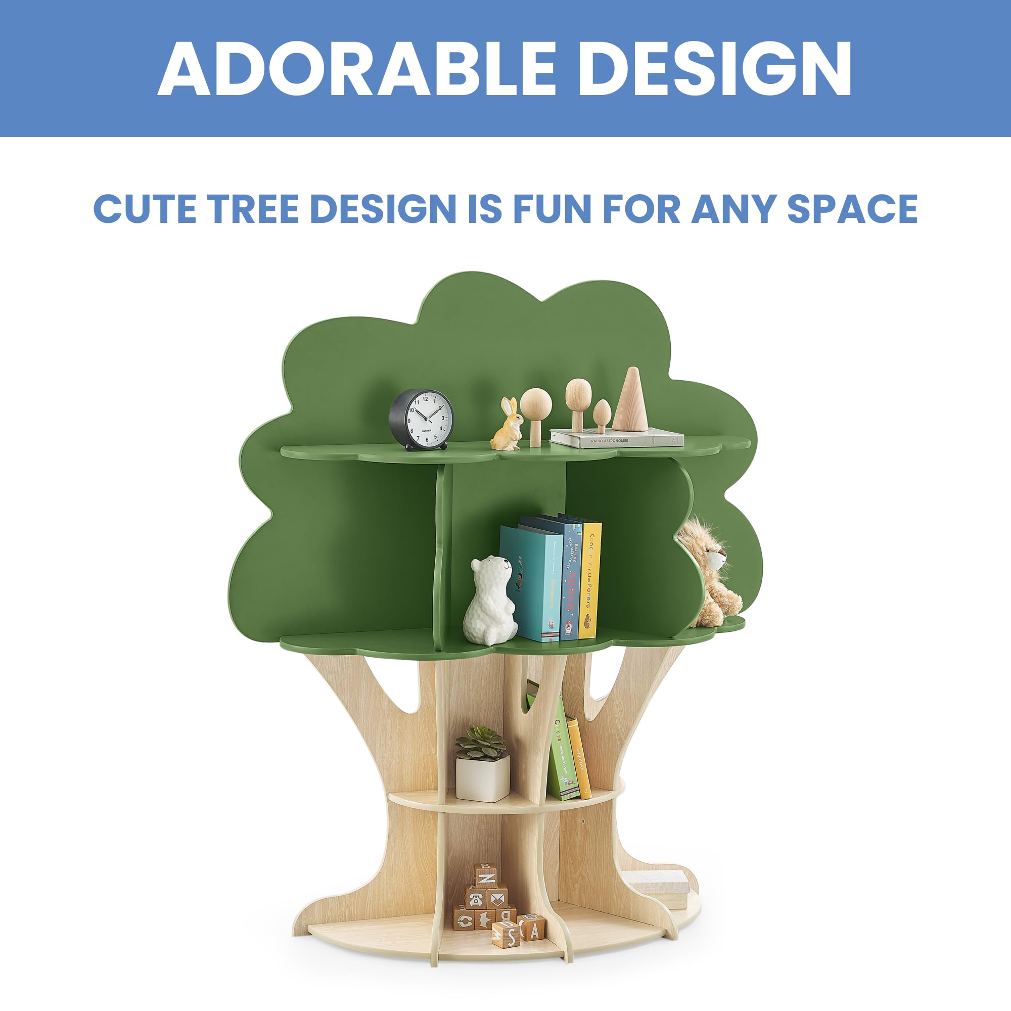 Tree Bookcase for Kids Room