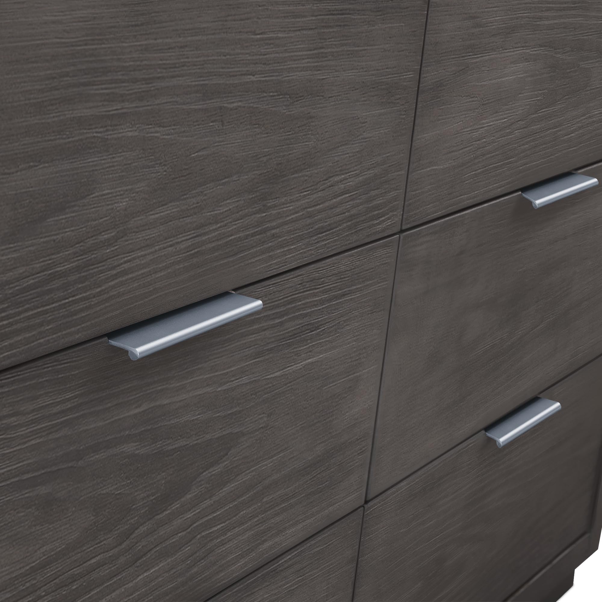 Forever 6 Drawer Dresser, Fully Assembled - Naturals Collection, Rustic Grey