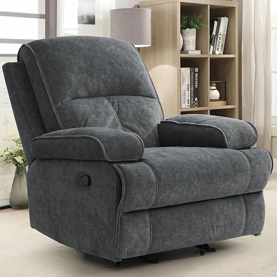 Rocker Recliner Chair for Adults, Manual Glider Chair for Nursery