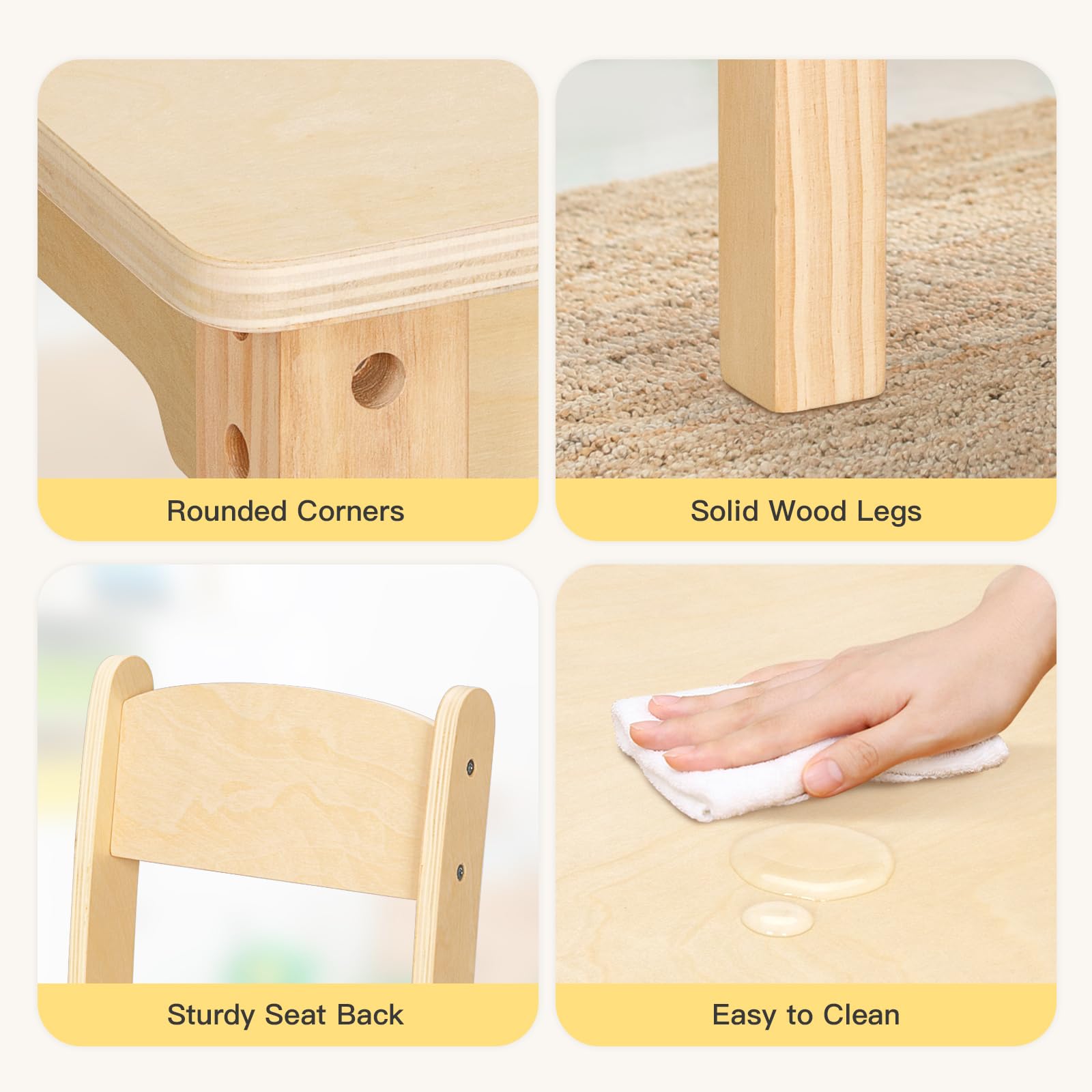 Kids Activity Table with Storage and 2 Chairs