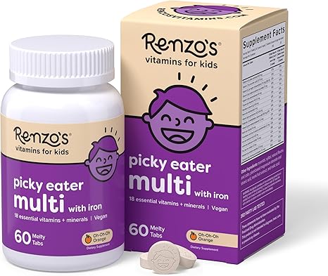Picky Eater Kids Multivitamin with Iron, Dissolving Kids Vitamins