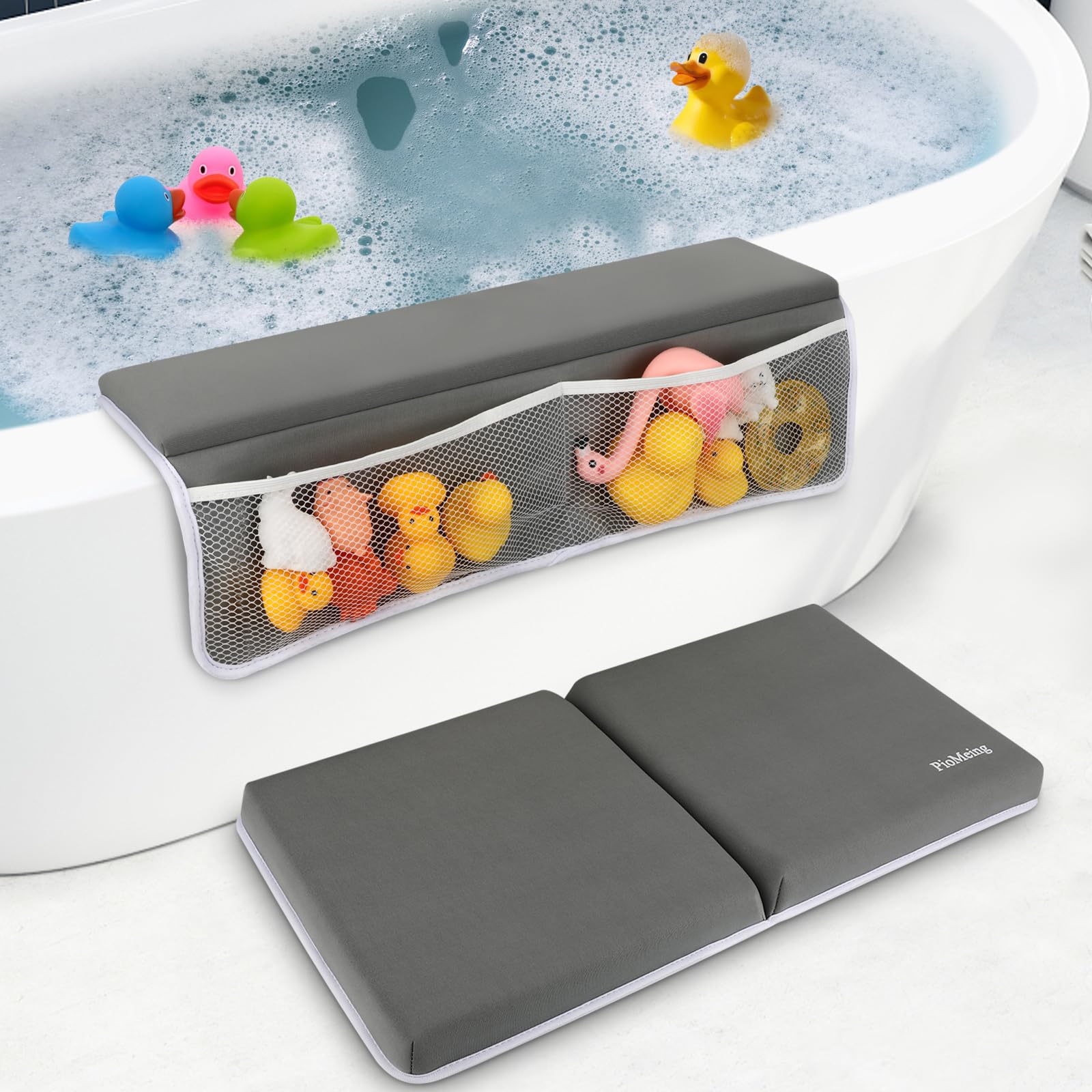 Drying-Free Bath Kneeler and Elbow Rest Pad Set for Baby Kid's