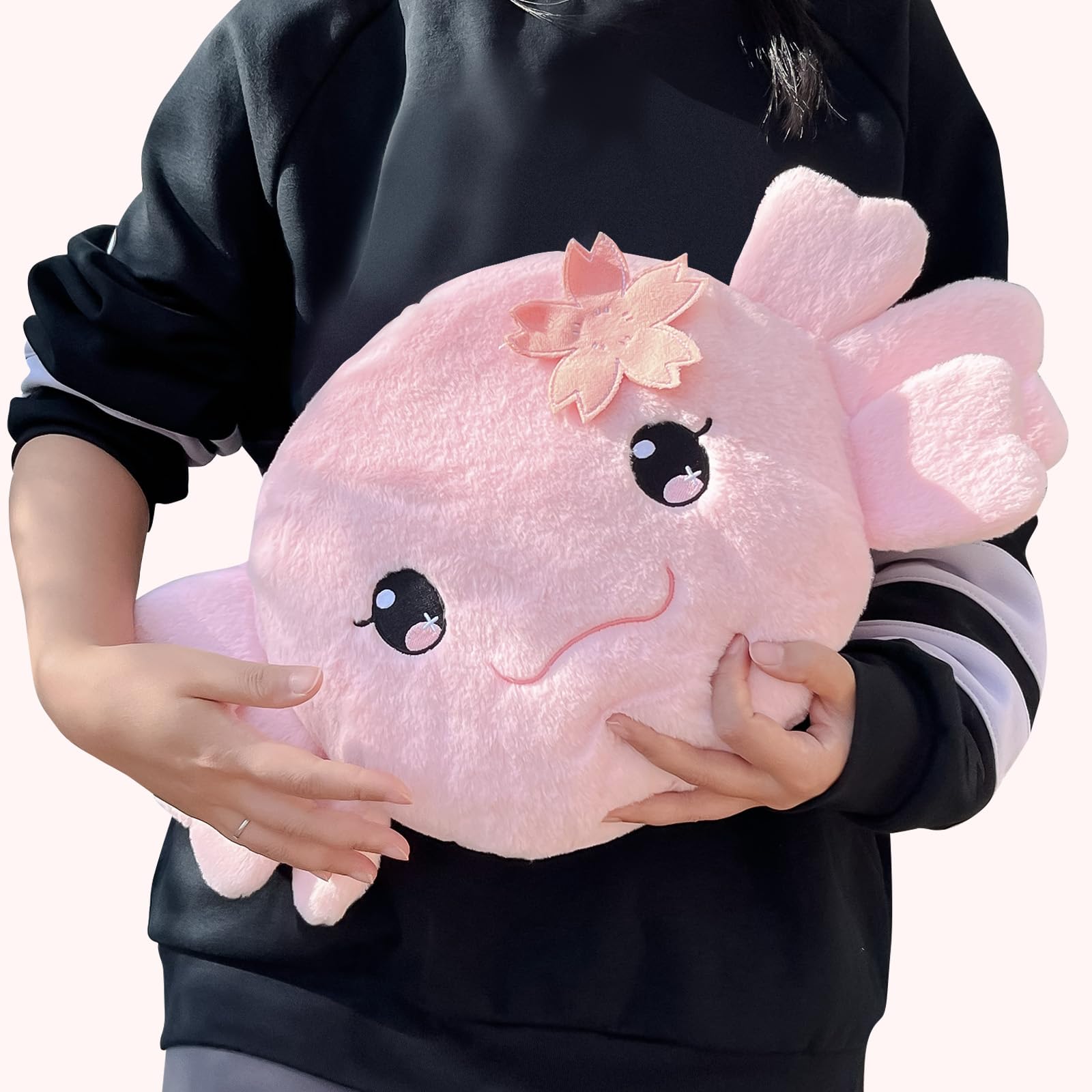 Stuffed Animal, Pink, 19.6", Soft Cuddly Microwavable