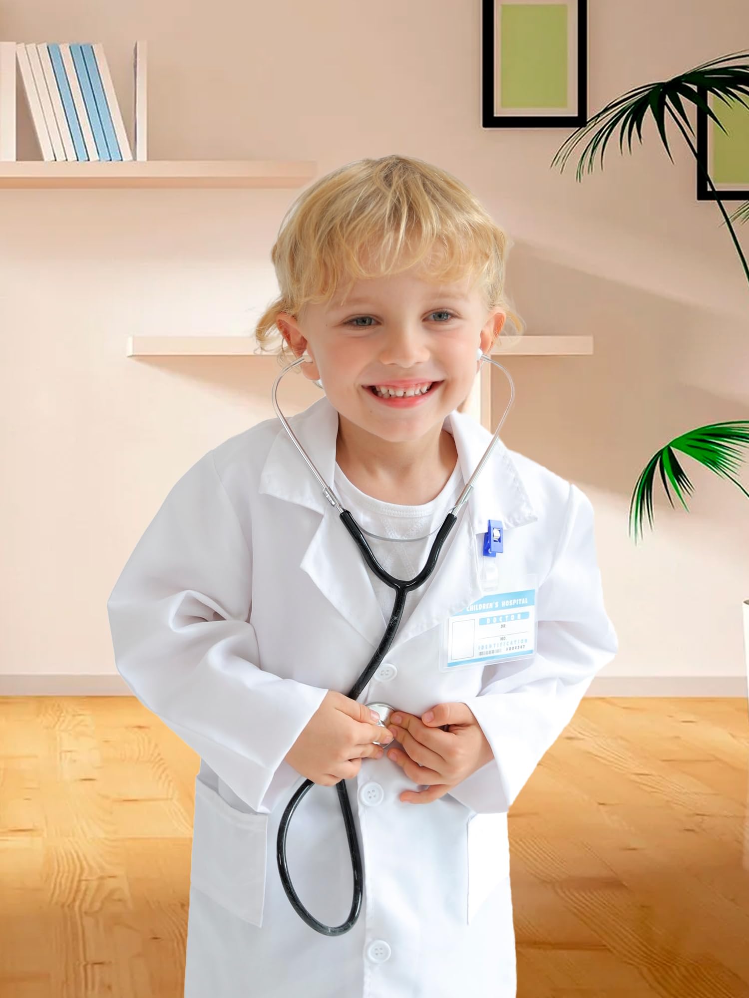Kit for Toddlers 3 4 5 Years Old, Pretend Play Doctor Costume for Kids