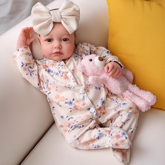 Reborn Baby Dolls - 20-inch Cute Soft Vinyl Realistic Baby Doll Real Life Baby Dolls