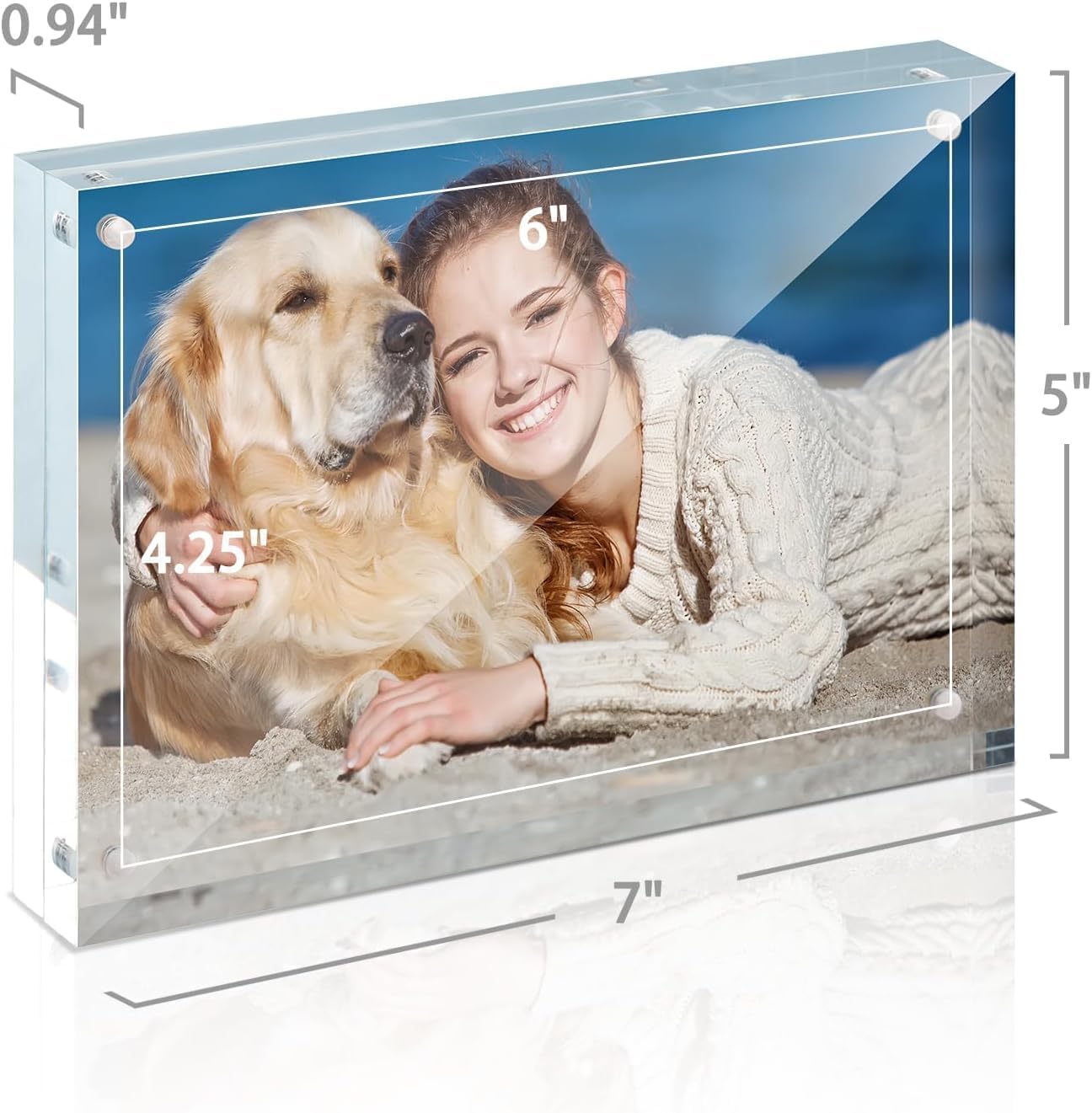 5x7 Acrylic Frame,75 Cases (20 Pack/Case) Pallet Package for Small Business,1