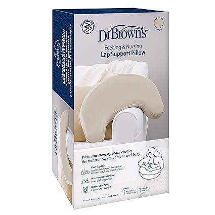 Feeding and Nursing Lap Support Pillow with Cover