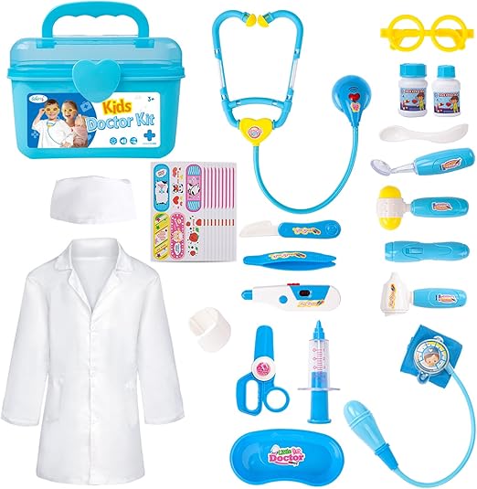 Doctor Kit for Toddlers 3 4 5 Years Old, Kids Doctor Play Set for Girls