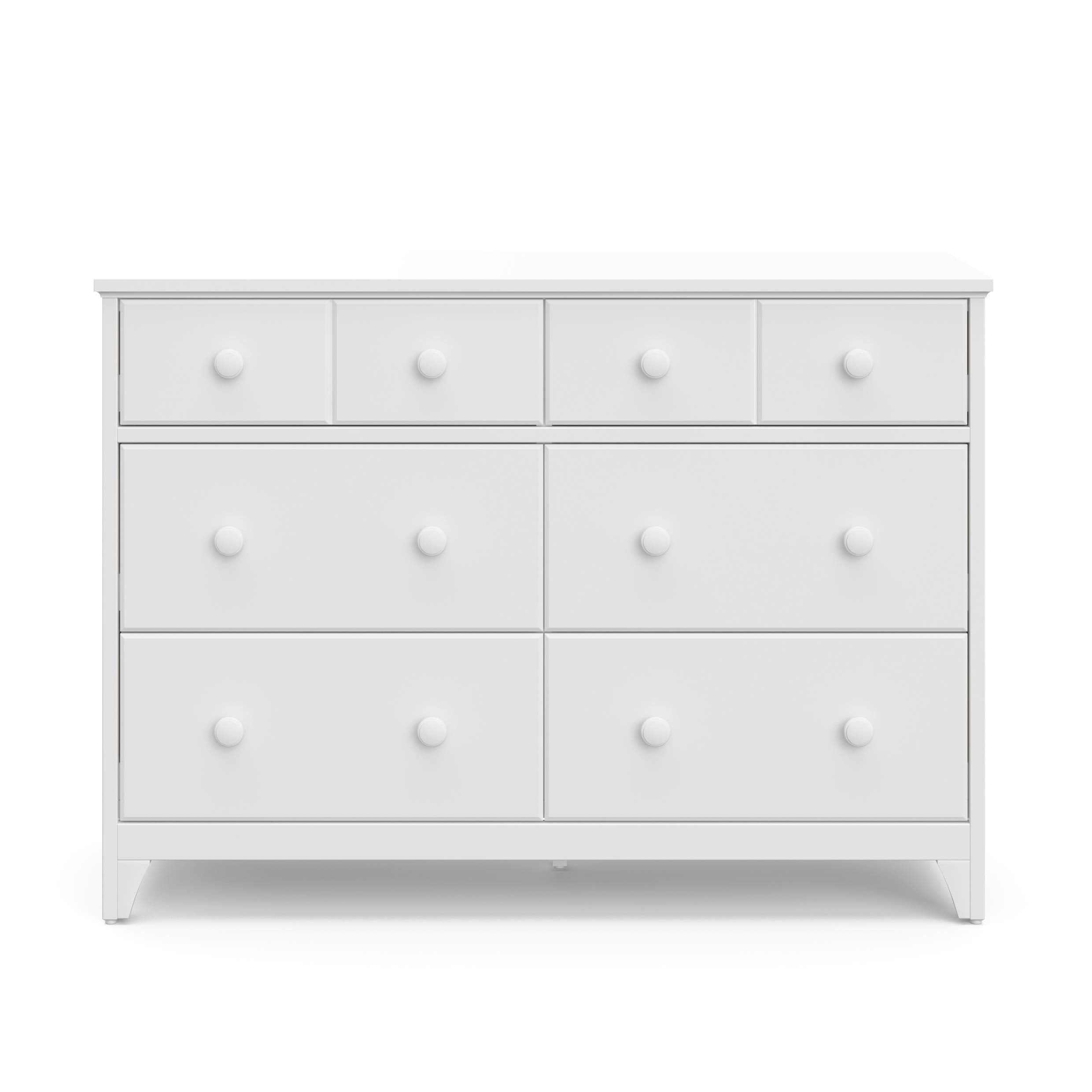 6 Drawer Dresser (White) – GREENGUARD Gold Certified Nursery D